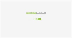 Desktop Screenshot of agronomiragusa.it